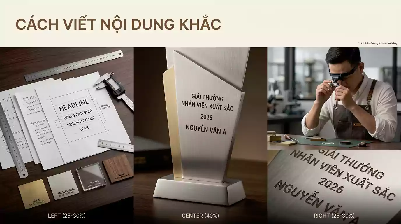 Cách Viết Nội Dung Khắc Trên Cúp: Hướng Dẫn Từ Thành Phần Đến Bố Cục